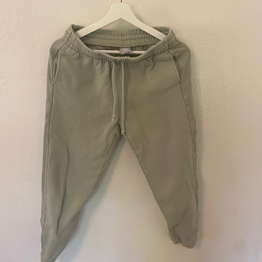 Aritzia sage green Jogger Pants - Picture 2 of 5